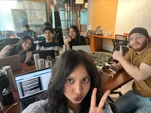 Image of Shloka Shah and friends